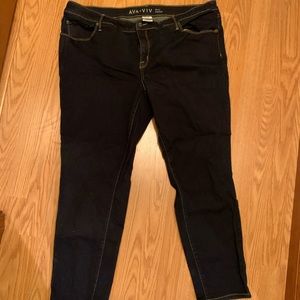 Ava & Viv size 20w skinny jeans